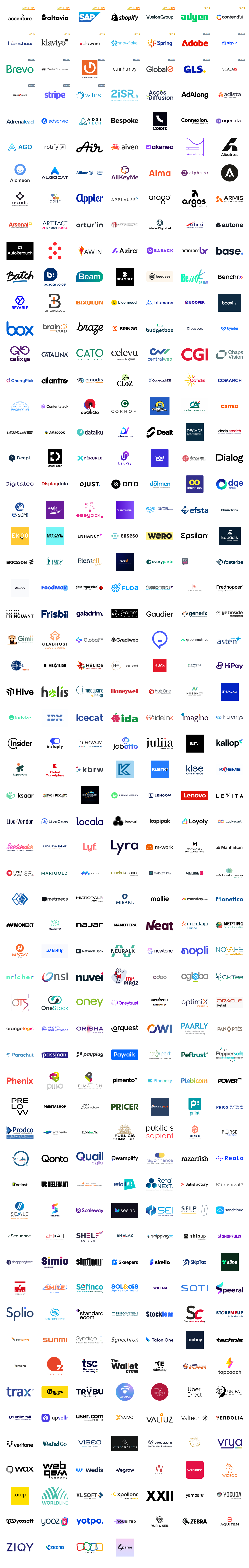 Exposants - Tech For Retail 2025