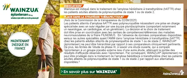 Bandeau Wainzua - AstraZeneca Journée Neuropathies Périphériques 2026