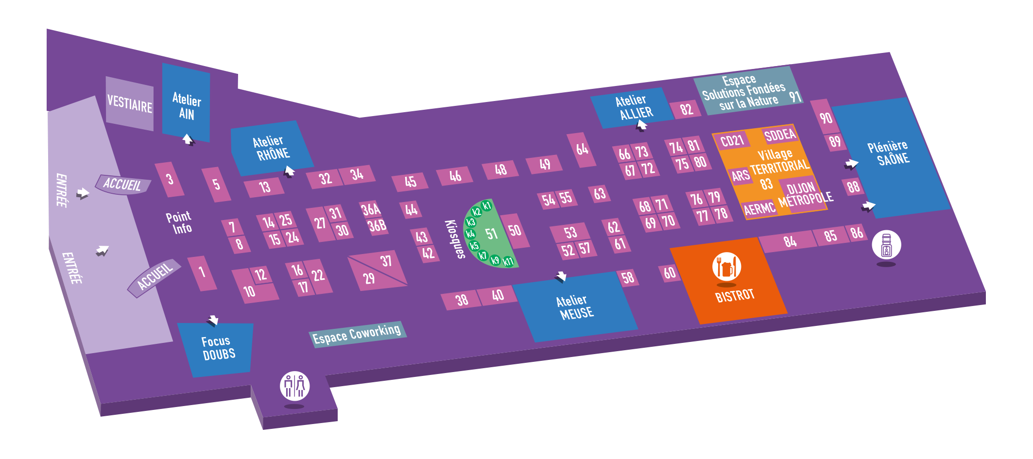 Plan du salon CGDE