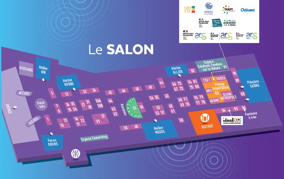 Plan du salon CGDE