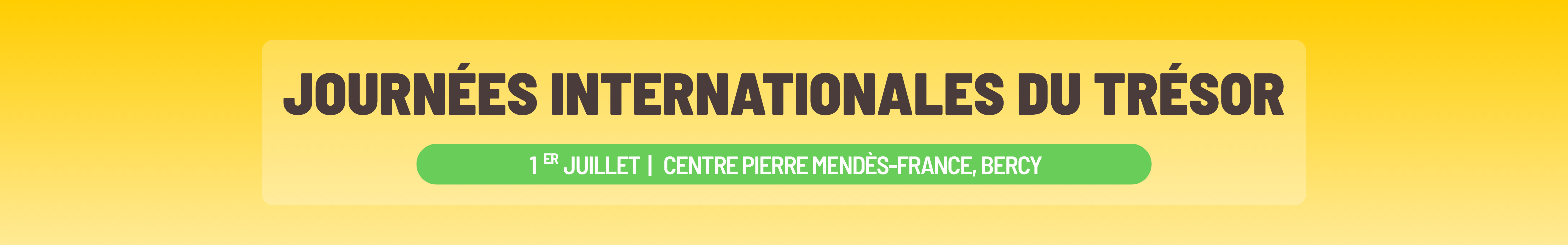 Journée Internationale du Trésor