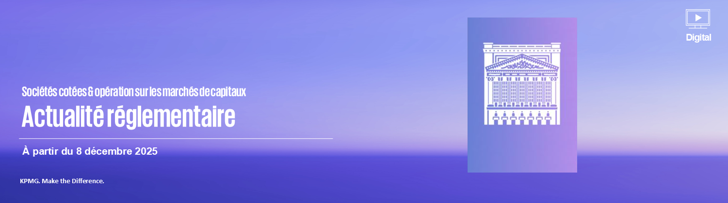 Actualité réglementaire 2025