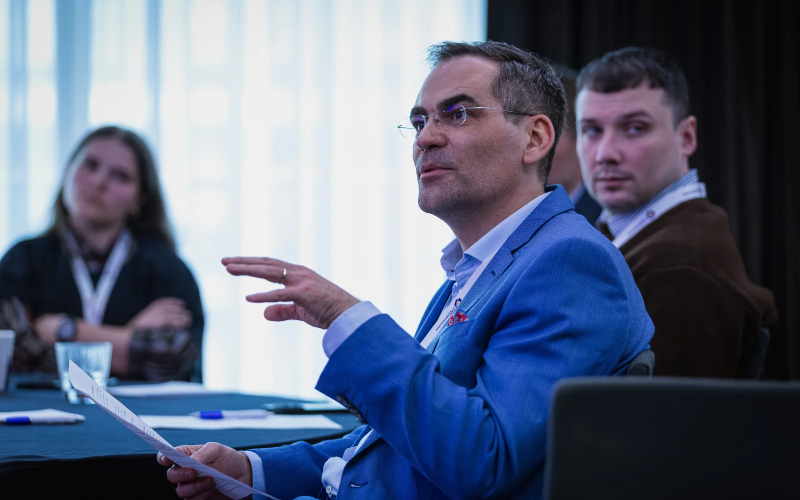 European Resilience Summit leaders in discussion before an audience