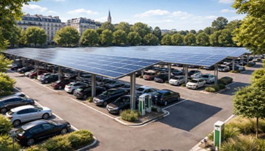 Solarisation ou végétalisation des parkings ?