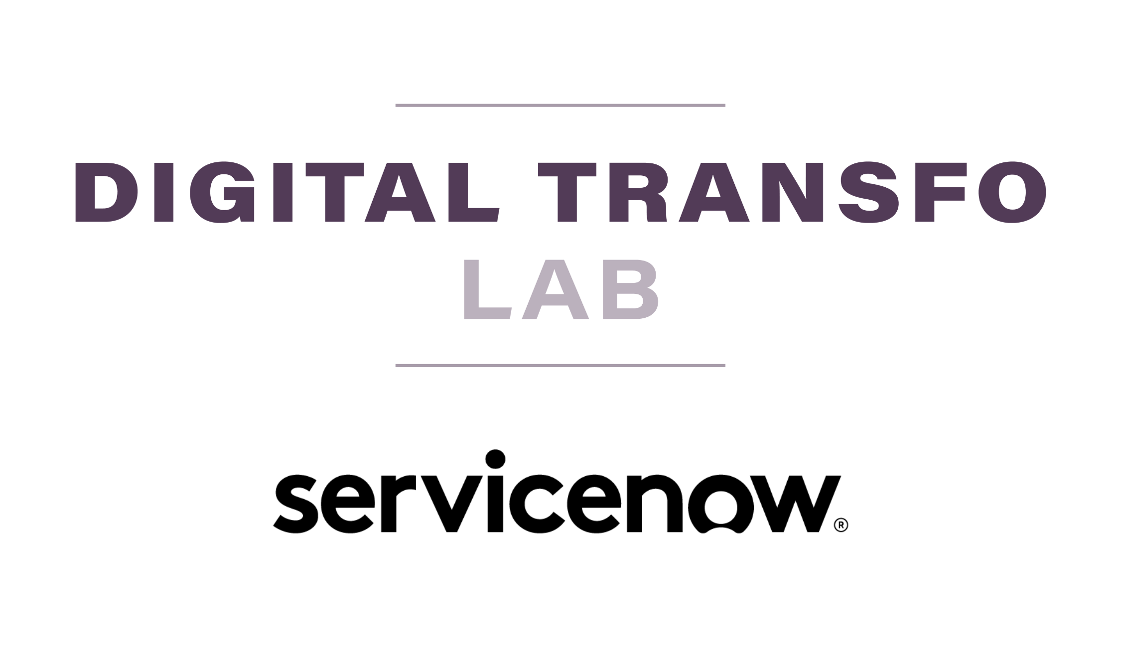 Digital Transfo Lab