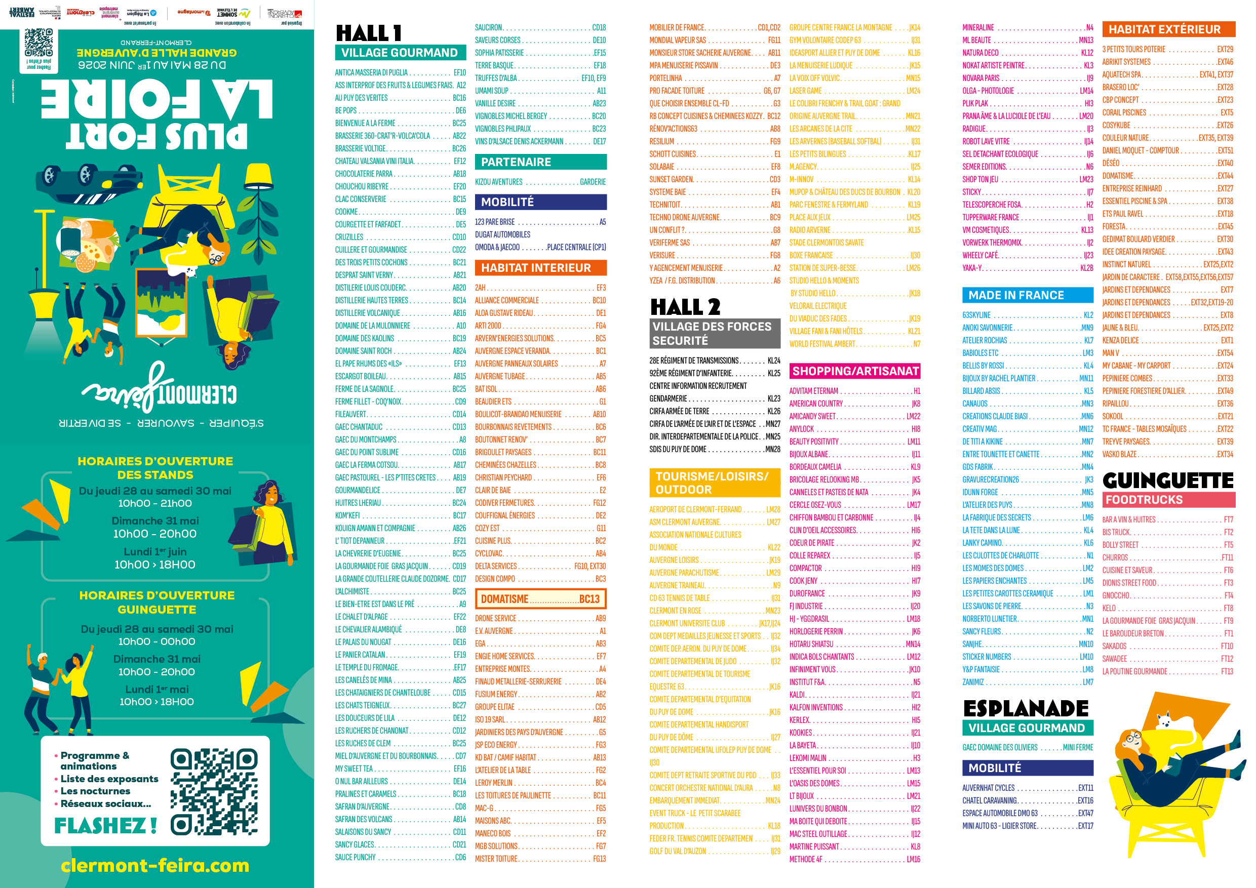 Programme Clermont Fèira