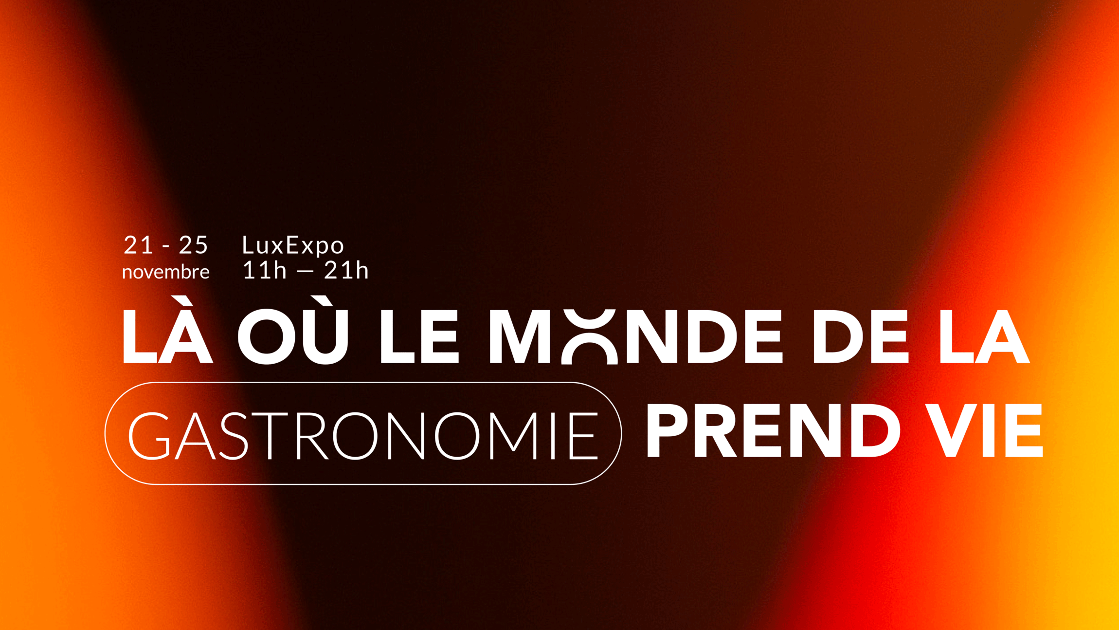 Photo de homepage Expogast à Luxembourg montrant l’univers du salon international de la gastronomie et des professionnels des métiers de bouche.