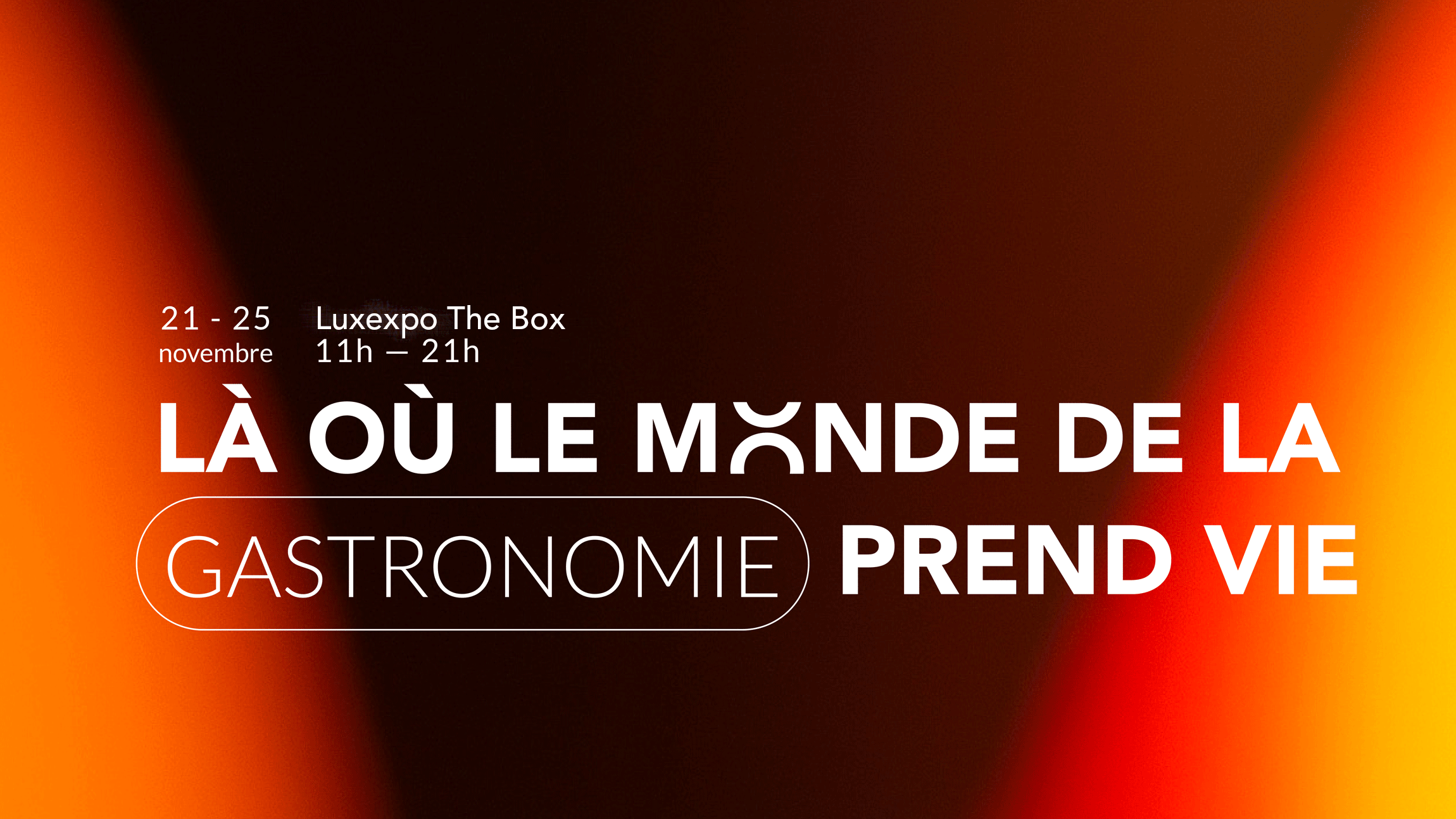 Photo de homepage Expogast à Luxembourg montrant l’univers du salon international de la gastronomie et des professionnels des métiers de bouche.