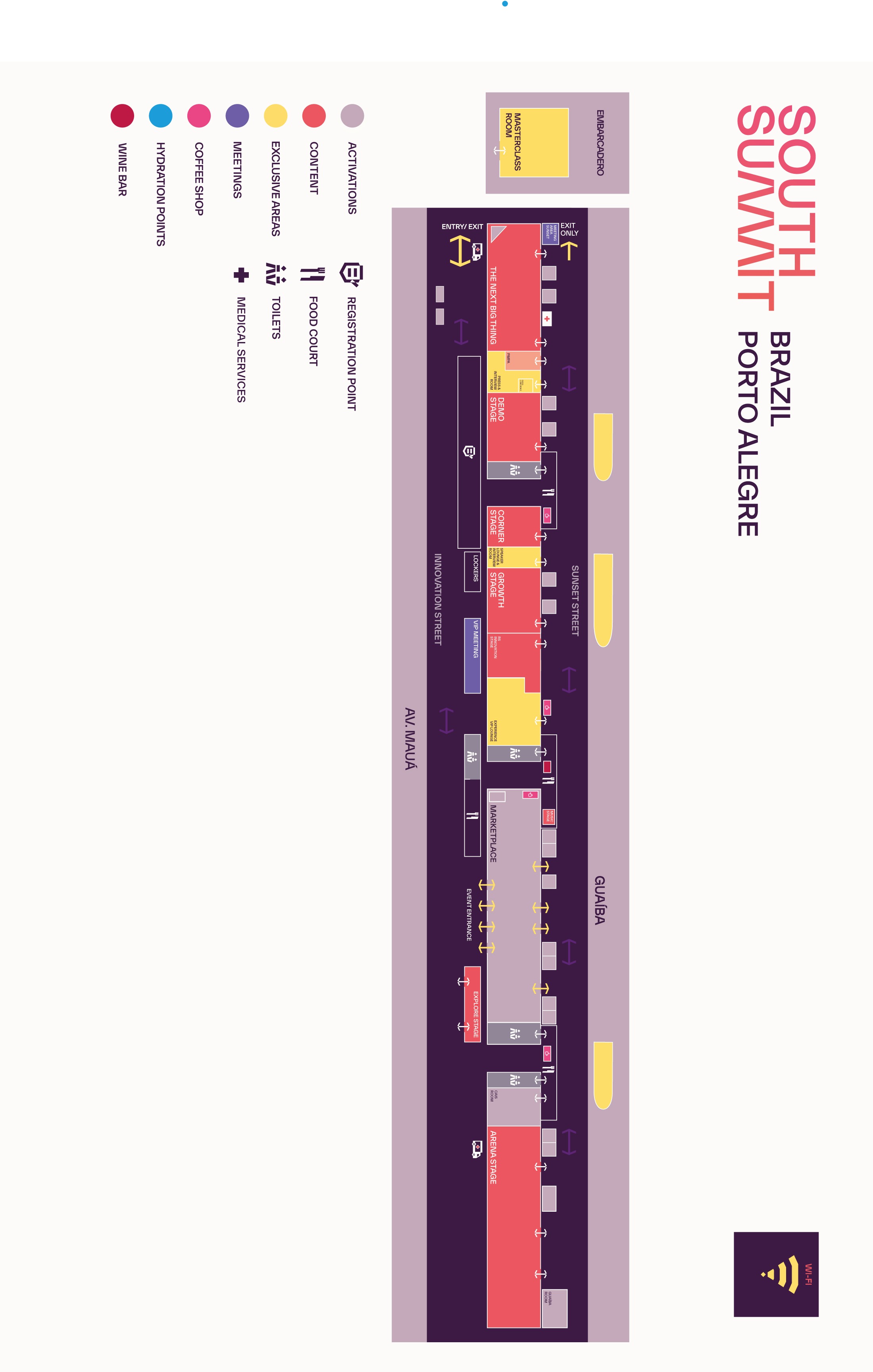 South Summit Brazil Porto Alegre venue map
