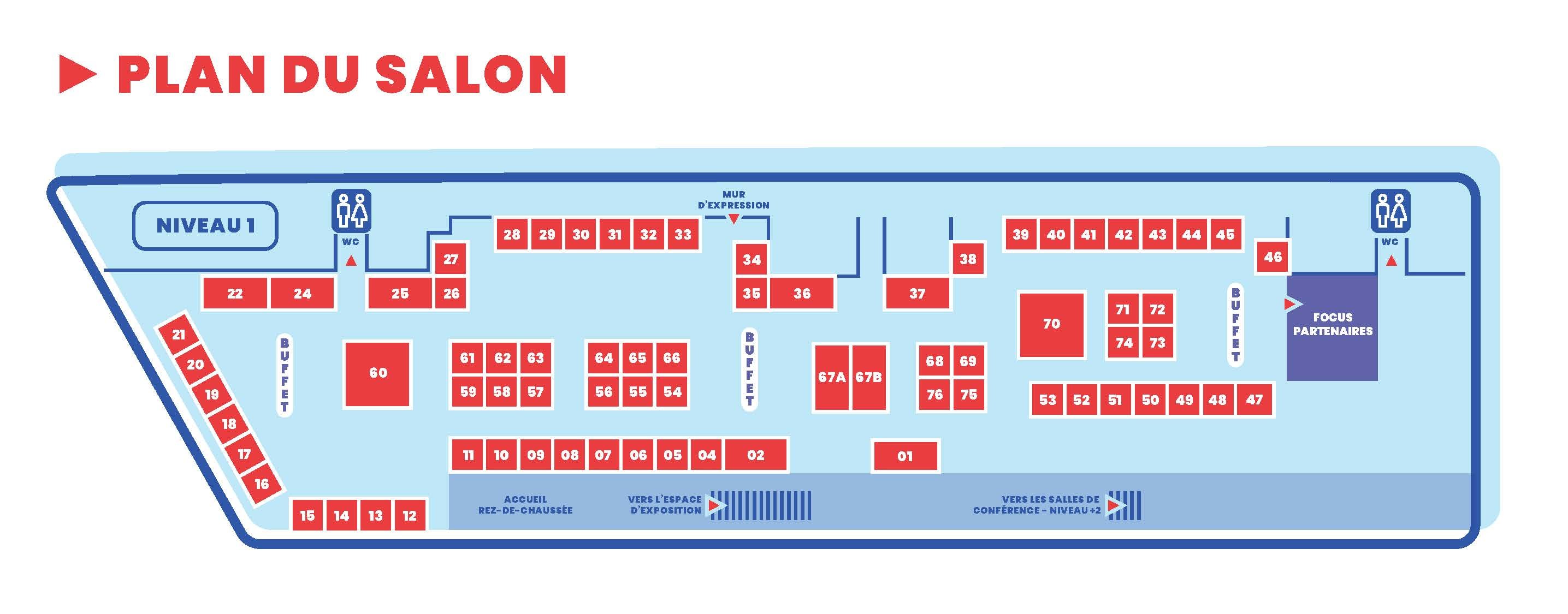 Plan du salon TERRITORIALIS