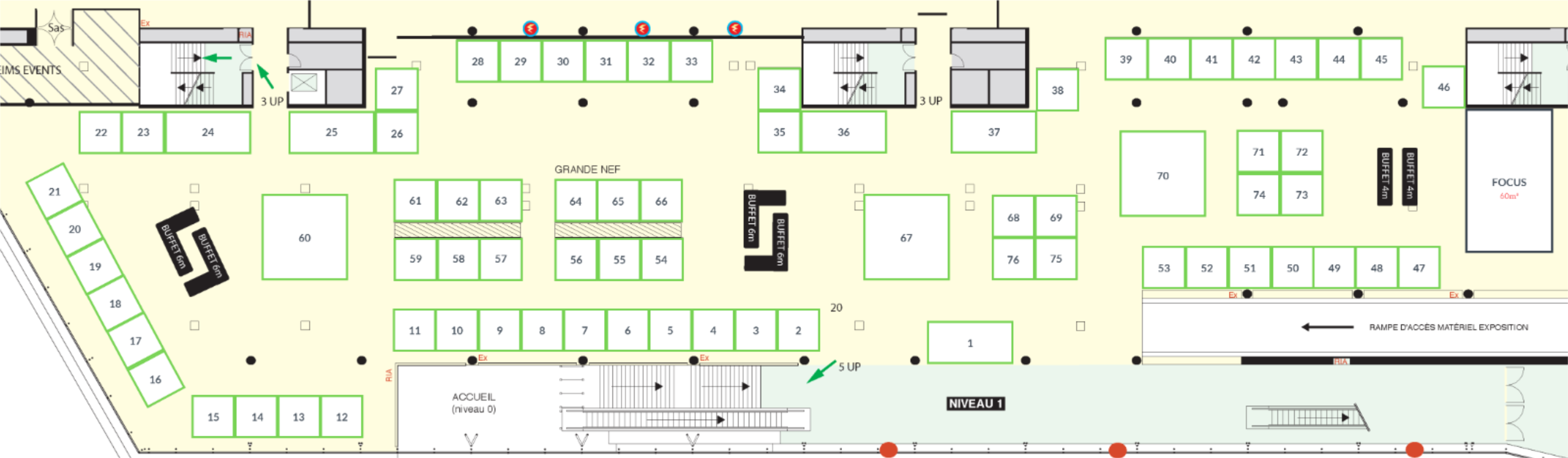 Plan du salon TERRITORIALIS