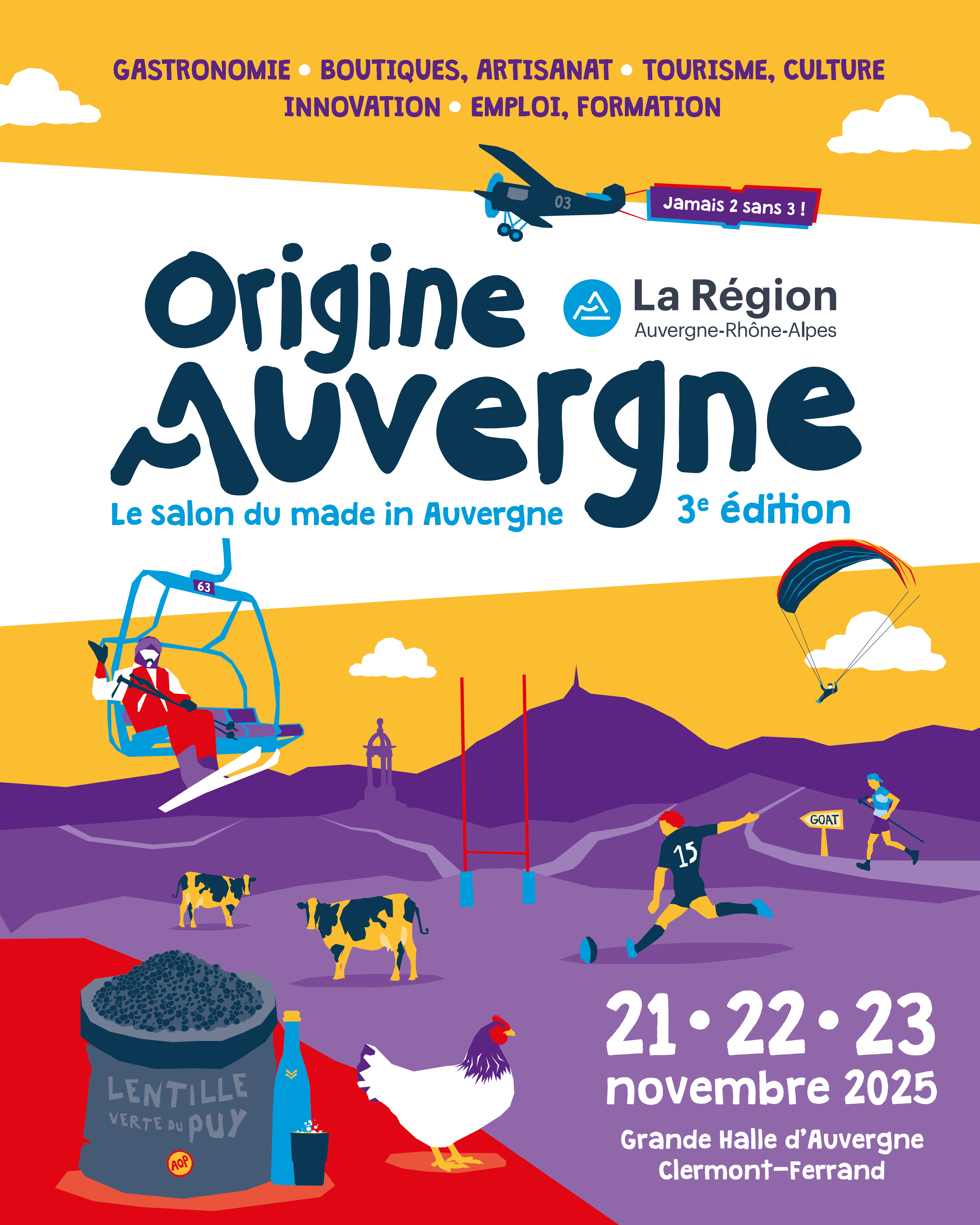 Affiche Origine Auvergne