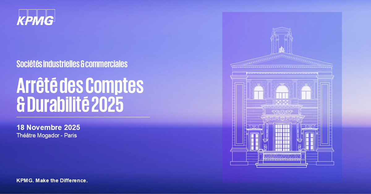 Arrêté des Comptes et Durabilité 2025 - Sociétés Industrielles et Commerciales