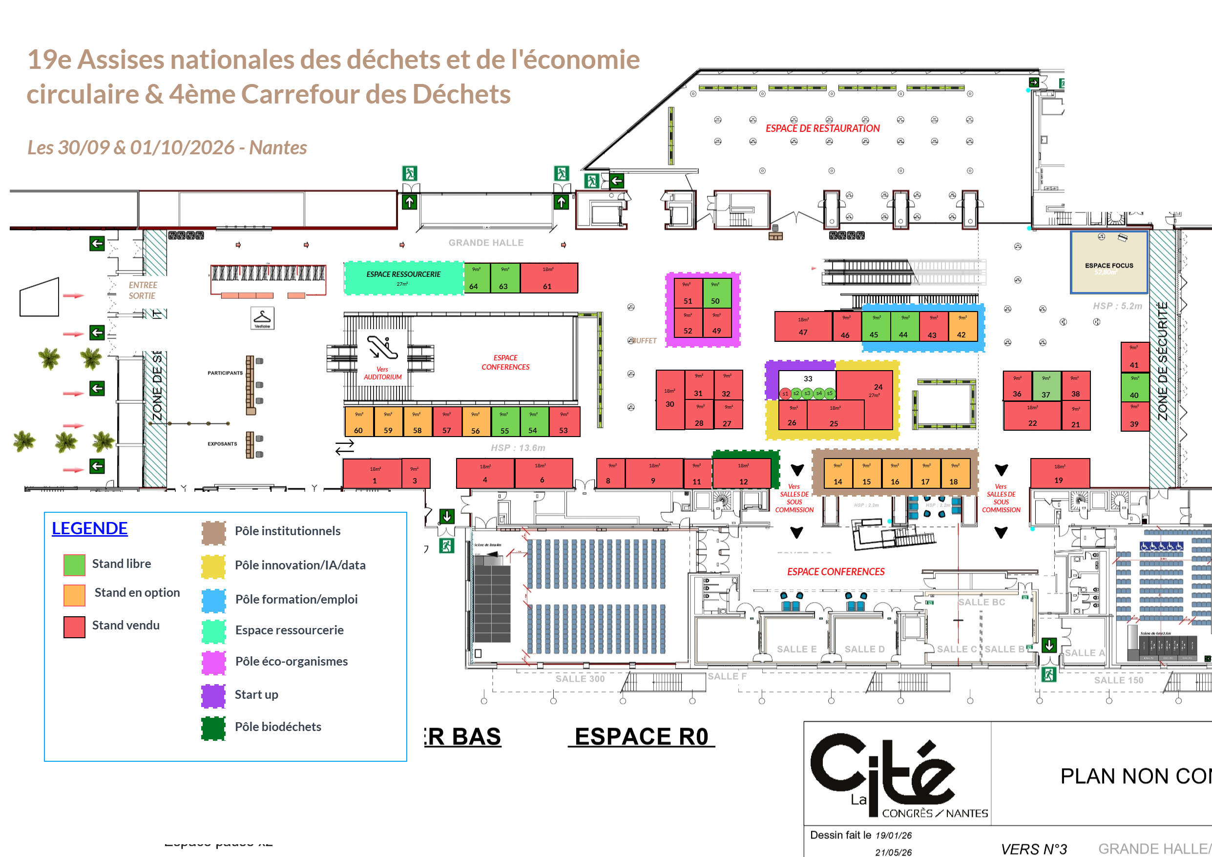 Plan du salon