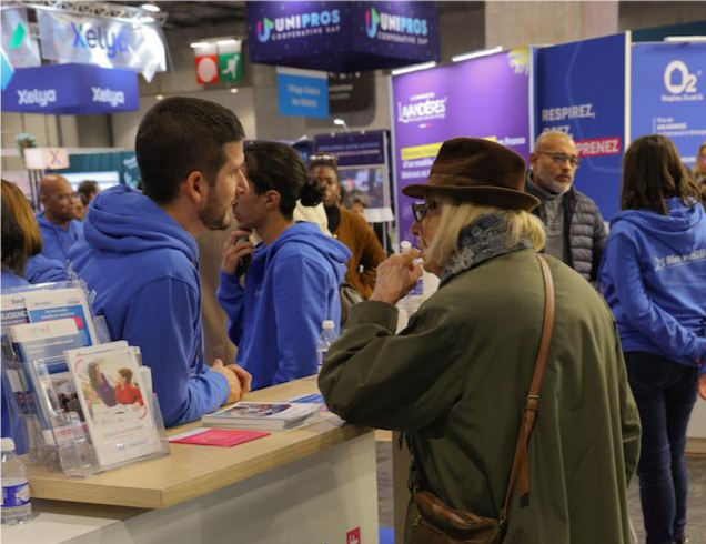 Espace bien vieillir au salon des service à la personne 2025